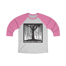 Load image into Gallery viewer, Willow Bella Music Unisex Tri-Blend 3/4 Raglan Tee