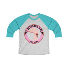 Load image into Gallery viewer, Unisex Tri-Blend 3/4 Raglan Tee - Vintage Bleeding Knees Collectors Edition