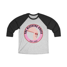 Load image into Gallery viewer, Unisex Tri-Blend 3/4 Raglan Tee - Vintage Bleeding Knees Collectors Edition