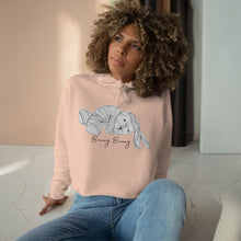 Load image into Gallery viewer, Bunny Bunny Crop Hoodie