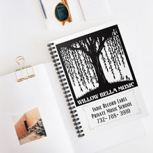 Load image into Gallery viewer, Willow Bella Music Spiral Notebook - Ruled Line