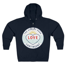 Load image into Gallery viewer, Asbury Park Love Contingent Color Logo Unisex Premium Full Zip Hoodie