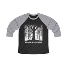 Load image into Gallery viewer, Willow Bella Music Unisex Tri-Blend 3/4 Raglan Tee