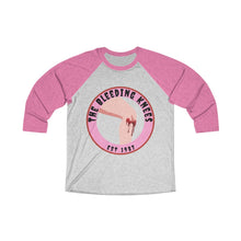 Load image into Gallery viewer, Unisex Tri-Blend 3/4 Raglan Tee - Vintage Bleeding Knees Collectors Edition
