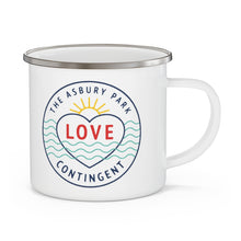Load image into Gallery viewer, Asbury Park Love Contingent Enamel Campfire Mug