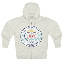 Load image into Gallery viewer, Asbury Park Love Contingent Color Logo Unisex Premium Full Zip Hoodie