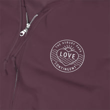 Load image into Gallery viewer, Asbury Park Love Contingent Embroidered Unisex Zip Up Hoodie