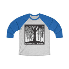 Load image into Gallery viewer, Willow Bella Music Unisex Tri-Blend 3/4 Raglan Tee
