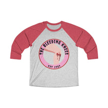 Load image into Gallery viewer, Unisex Tri-Blend 3/4 Raglan Tee - Vintage Bleeding Knees Collectors Edition