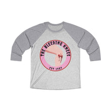 Load image into Gallery viewer, Unisex Tri-Blend 3/4 Raglan Tee - Vintage Bleeding Knees Collectors Edition