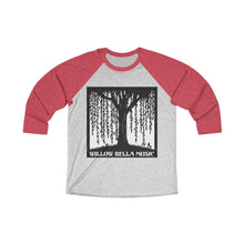Load image into Gallery viewer, Willow Bella Music Unisex Tri-Blend 3/4 Raglan Tee
