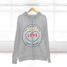 Load image into Gallery viewer, Asbury Park Love Contingent Color Logo Unisex Premium Full Zip Hoodie