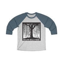 Load image into Gallery viewer, Willow Bella Music Unisex Tri-Blend 3/4 Raglan Tee