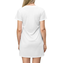 Load image into Gallery viewer, All Over Print T-Shirt Dress - KM Logo