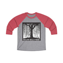 Load image into Gallery viewer, Willow Bella Music Unisex Tri-Blend 3/4 Raglan Tee