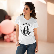 Load image into Gallery viewer, Women&#39;s Premium Cotton Tee - KM Logo
