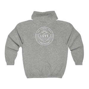 Asbury Park Love Contingent Unisex Heavy Blend™ Full Zip Hooded Sweatshirt