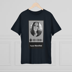 Scannable Spotify Karen Mansfield Playlist Code Unisex Deluxe T-shirt