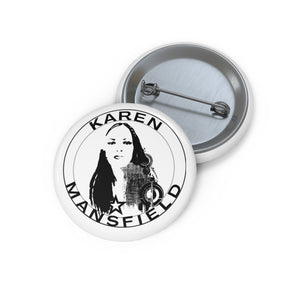 Custom Pin Buttons - KM Logo