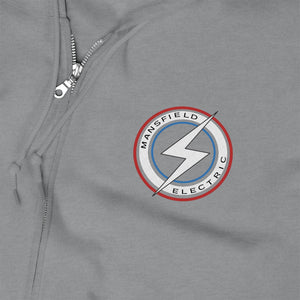 Mansfield Electric Embroidered Unisex Zip Up Hoodie