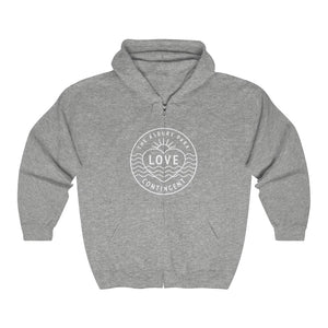 Asbury Park Love Contingent Unisex Heavy Blend™ Full Zip Hooded Sweatshirt