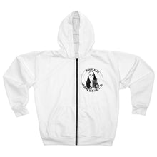 Load image into Gallery viewer, AOP Unisex Zip Hoodie - KM Logo
