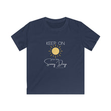 Load image into Gallery viewer, Kids Softstyle Tee - Keep On for the Sunny Days
