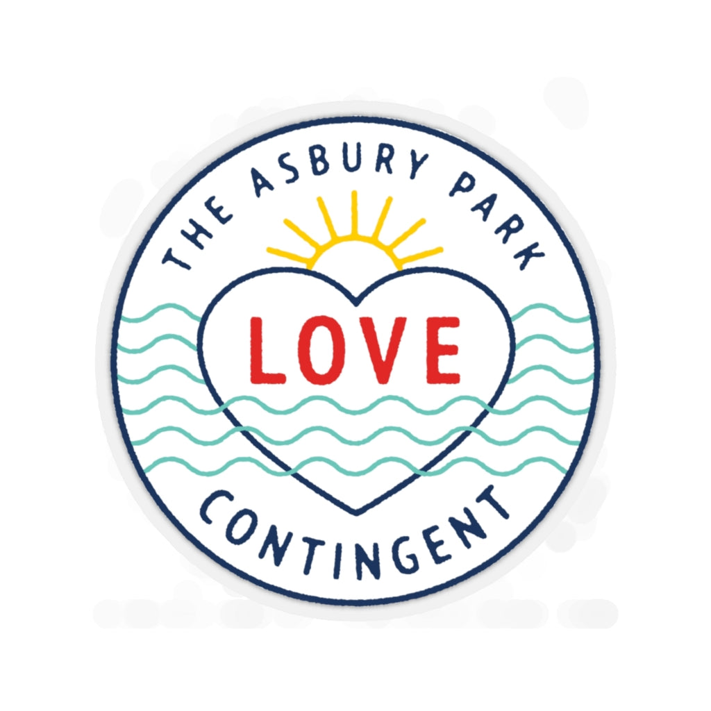 Asbury Park Love Contingent Kiss-Cut Stickers