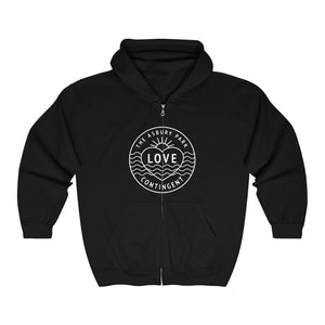 Asbury Park Love Contingent Unisex Heavy Blend™ Full Zip Hooded Sweatshirt