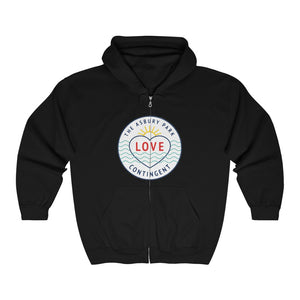 Asbury Park Love Contingent Unisex Heavy Blend™ Full Zip Hooded Sweatshirt