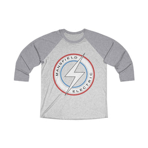 Mansfield Electric Unisex Tri-Blend 3/4 Raglan Tee