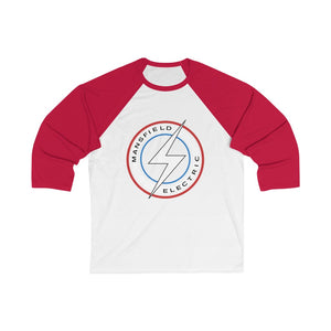 Mansfield Electric Unisex 3/4 Sleeve Baseball Tee