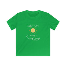 Load image into Gallery viewer, Kids Softstyle Tee - Keep On for the Sunny Days
