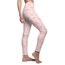 Load image into Gallery viewer, Pink Bunny Bunny Women&#39;s Cut &amp; Sew Casual Leggings/ PJ Pants
