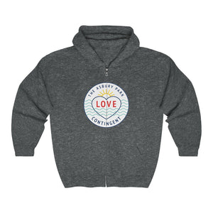 Asbury Park Love Contingent Unisex Heavy Blend™ Full Zip Hooded Sweatshirt