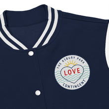 Load image into Gallery viewer, Asbury Park Love Contingent Women&#39;s Varsity Jacket
