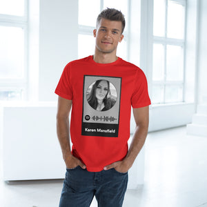 Scannable Spotify Karen Mansfield Playlist Code Unisex Deluxe T-shirt