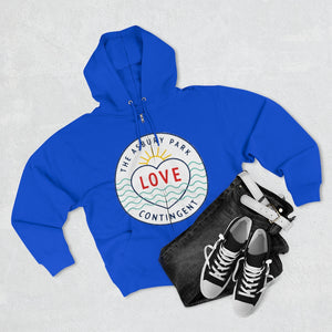 Asbury Park Love Contingent Color Logo Unisex Premium Full Zip Hoodie