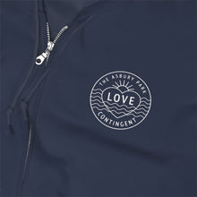 Load image into Gallery viewer, Asbury Park Love Contingent Embroidered Unisex Zip Up Hoodie

