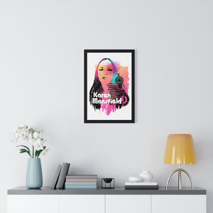 Premium Framed Vertical Poster - Karen Mansfield Limited Edition