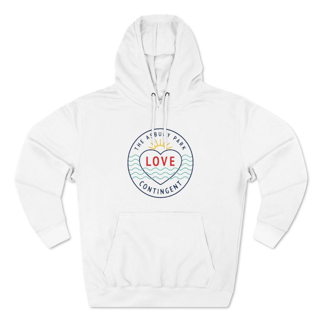 Asbury Park Love Contingent Color Logo Unisex Premium Pullover Hoodie