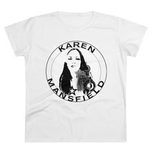 Load image into Gallery viewer, Women&#39;s Premium Cotton Tee - KM Logo
