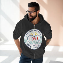 Load image into Gallery viewer, Asbury Park Love Contingent Color Logo Unisex Premium Full Zip Hoodie

