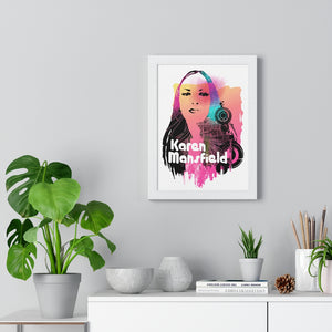 Premium Framed Vertical Poster - Karen Mansfield Limited Edition