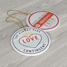 Load image into Gallery viewer, Asbury Park Love Contingent Ceramic Ornaments

