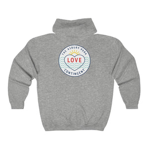 Asbury Park Love Contingent Unisex Heavy Blend™ Full Zip Hooded Sweatshirt