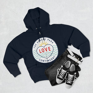 Asbury Park Love Contingent Color Logo Unisex Premium Full Zip Hoodie