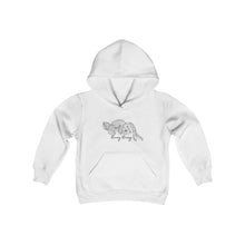 Load image into Gallery viewer, Bunny Bunny Youth Heavy Blend Hooded Sweatshirt
