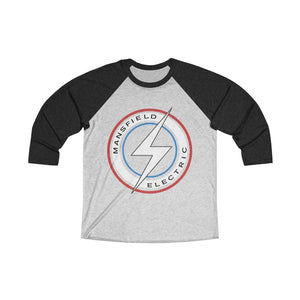 Mansfield Electric Unisex Tri-Blend 3/4 Raglan Tee