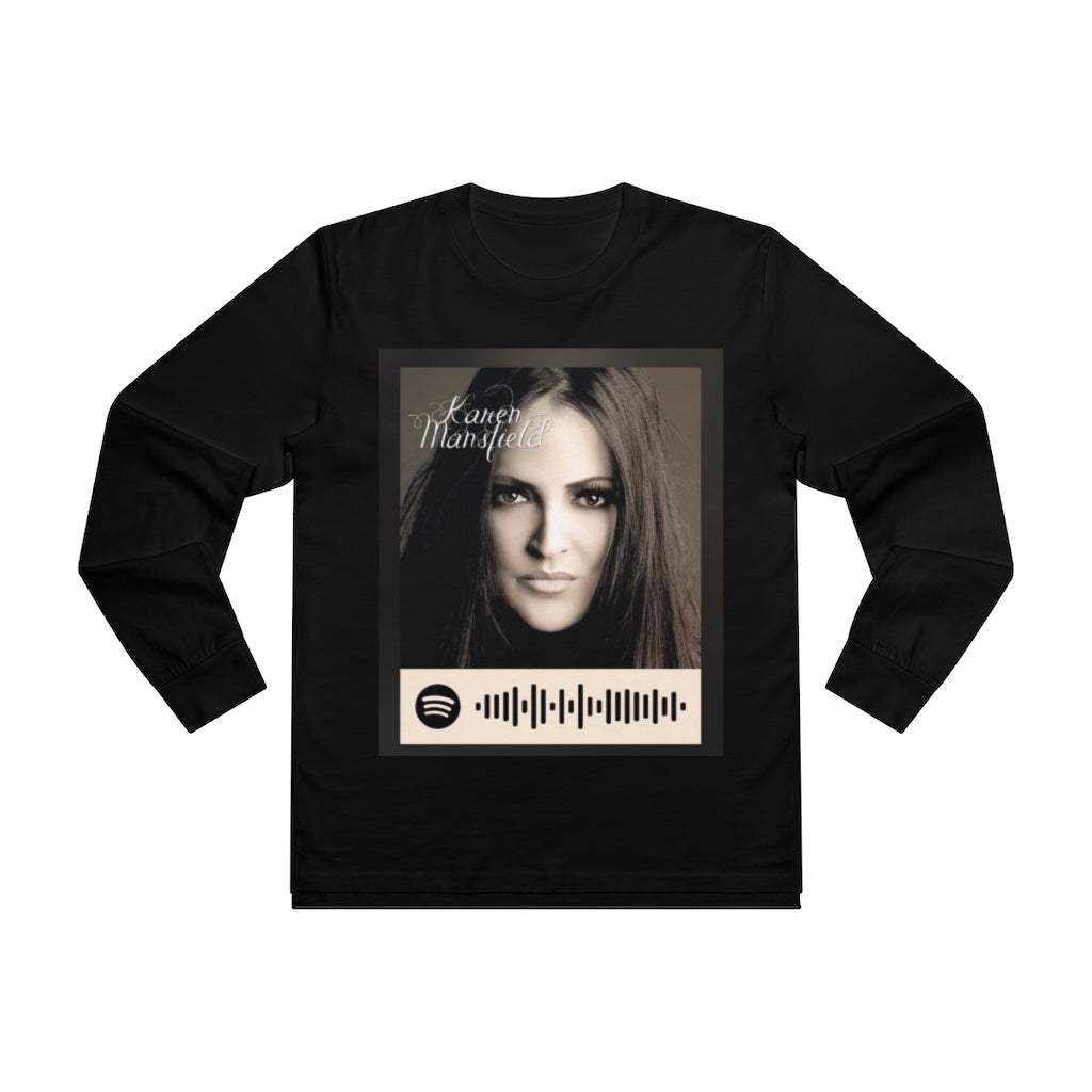 Scannable Spotify Karen Mansfield EP Code -  Men’s Base Longsleeve Tee